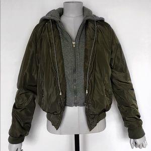 Navy Green & Gray Jacket